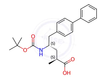 Chemical structure of LCZ696(valsartan + sacubitril) impurity 21