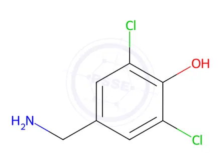 Chemical structure of 4-(Aminomethyl)-2,6-dichlorophenol