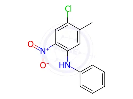 Chemical structure of 4-Chloro-5-methyl-2-nitro-N-phenylaniline