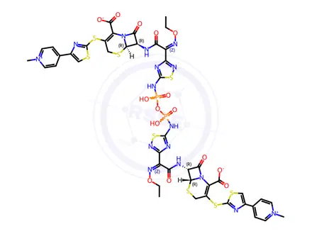 Chemical structure of Ceftaroline Fosamil Impurity 6