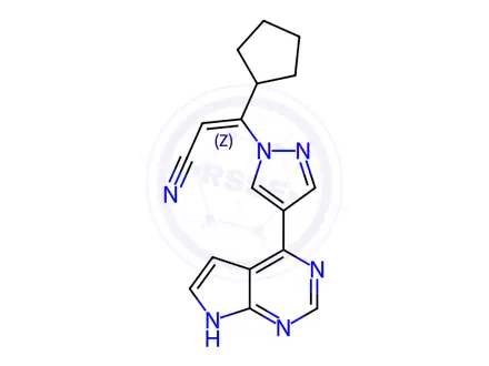 Chemical structure of Ruxolitinib Phosphate Impurity 92