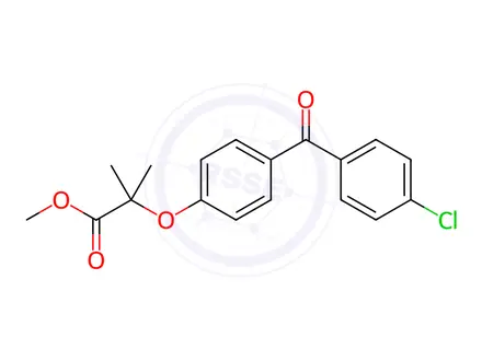 Chemical structure of Fenofibrate EP Impurity D