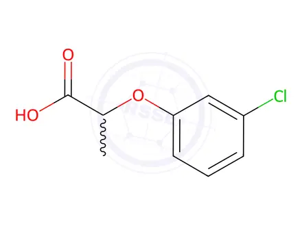 Chemical structure of 2-(3-Chlorophenoxy)-propionic acid