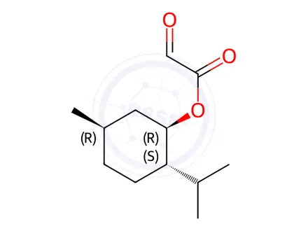 Chemical structure of L-Menthyl glyoxylate hydrate