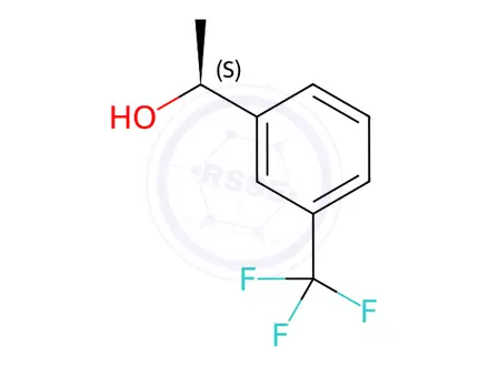Chemical structure of (S)-alpha-Methyl-3-(trifluoromethyl)benzyl Alcohol
