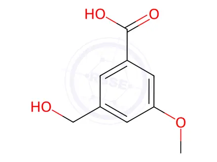 Chemical structure of 3-(Hydroxymethyl)-5-methoxybenzoic acid
