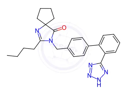 Chemical structure of Irbesartan