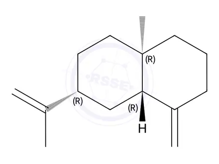 Chemical structure of β-selinene
