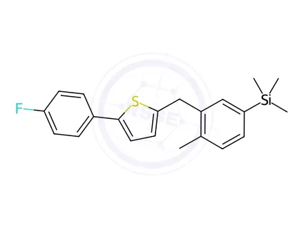 Chemical structure of Canagliflozin Impurity 26