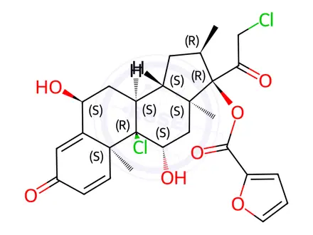 Chemical structure of Mometasone Furoate Impurity 20