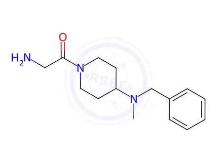 Chemical structure of 2-Amino-1-(4-(benzyl(methyl)amino)piperidin-1-yl)ethanone