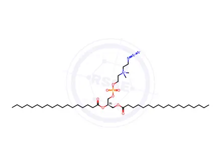 Chemical structure of 18:0 azidoethyl PC