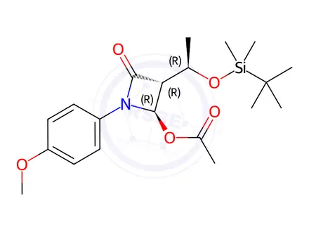 Chemical structure of Imipenem Impurity 24