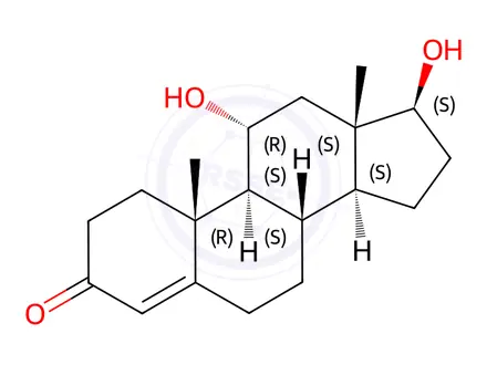 Chemical structure of 11α-hydroxy Testosterone