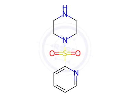 Chemical structure of 1-(Pyridine-2-sulfonyl)-piperazine hydrochloride