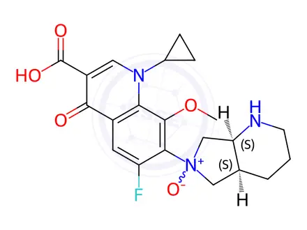 Chemical structure of Moxifloxacin Impurity 49