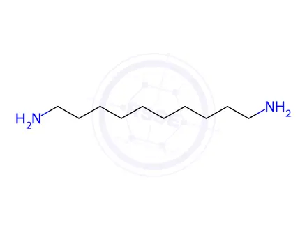 Chemical structure of 1,10-Decanediammonium dibromide