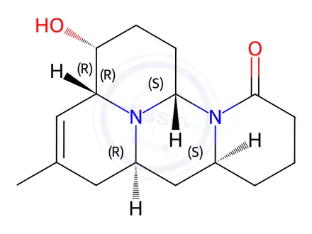 Chemical structure of Carolinianine