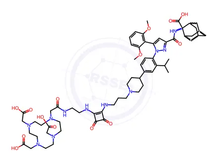 Chemical structure of Azelastine Hydrochloride Impurity 12-d4 (N-Desmethyl Azelastine-d4)
