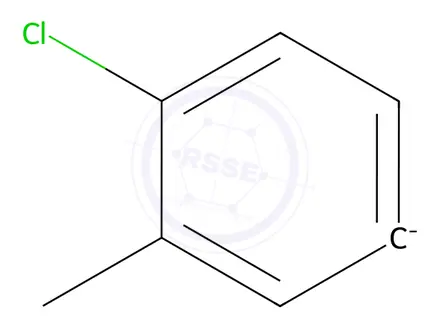 Chemical structure of 4-Chloro-3-methylphenylmagnesium bromide, 0.50 M in THF