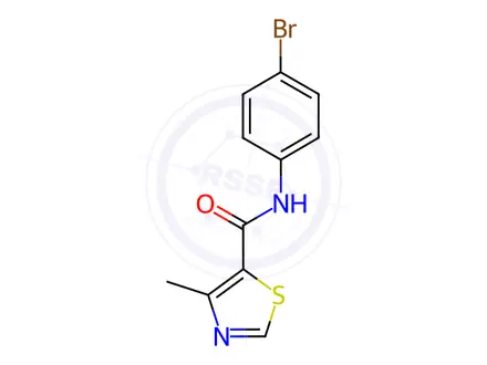 Chemical structure of n-(4-Bromophenyl)-4-methylthiazole-5-carboxamide