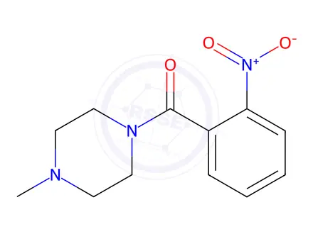Chemical structure of (4-Methylpiperazin-1-yl)(2-nitrophenyl)methanone hydrochloride