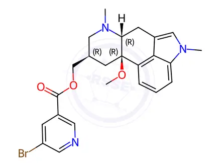 Chemical structure of Nicergoline Impurity N