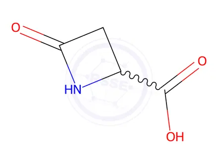 Chemical structure of 4-Oxo-2-azetidinecarboxylic acid