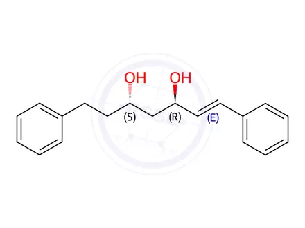 Chemical structure of (3R,5S,E)-1,7-Diphenylhept-1-ene-3,5-diol