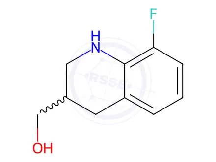 Chemical structure of (8-fluoro-1,2,3,4-tetrahydroquinolin-3-yl)methanol