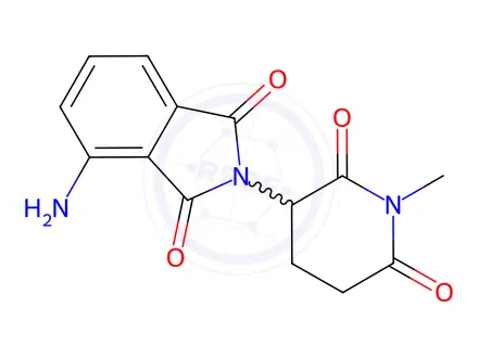 Chemical structure of N-METHYLATED POMALIDOMIDE