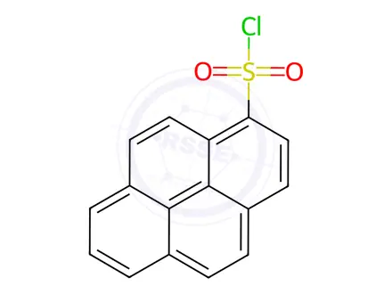 Chemical structure of Pyrene 1-sulfonyl chloride
