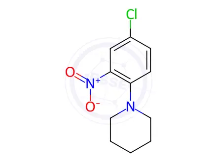 Chemical structure of 1-(4-CHLORO-2-NITROPHENYL)PIPERIDINE