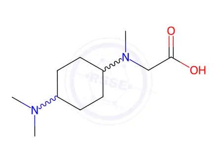 Chemical structure of 2-((4-(Dimethylamino)cyclohexyl)(methyl)amino)acetic acid