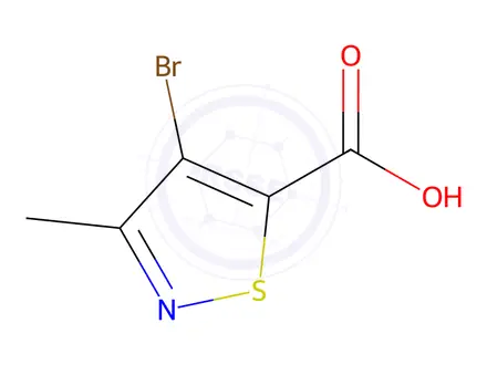Chemical structure of 4-Bromo-3-methyl-isothiazole-5-carboxylic acid
