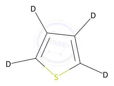 Chemical structure of Thiophene-d4
