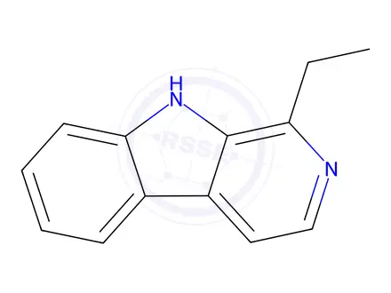 Chemical structure of 1-Ethyl-9H-pyrido[3,4-b]indole