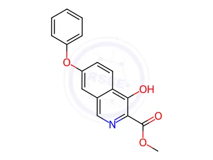 Chemical structure of Roxadustat Impurity 14