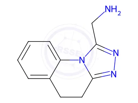 Chemical structure of (4,5-Dihydro-[1,2,4]triazolo[4,3-a]quinolin-1-yl)methanamine
