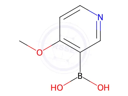 Chemical structure of (4-Methoxypyridin-3-yl)boronic Acid Hydrochloride