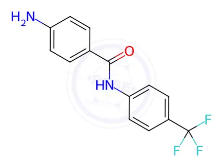 Chemical structure of Teriflunomide impurity 7