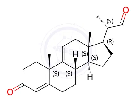 Chemical structure of Progesterone Impurity 27
