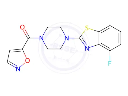 Chemical structure of (4-(4-Fluorobenzo[d]thiazol-2-yl)piperazin-1-yl)(isoxazol-5-yl)methanone