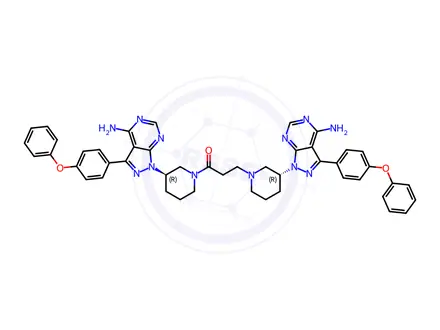 Chemical structure of Ibrutinib Impurity 6
