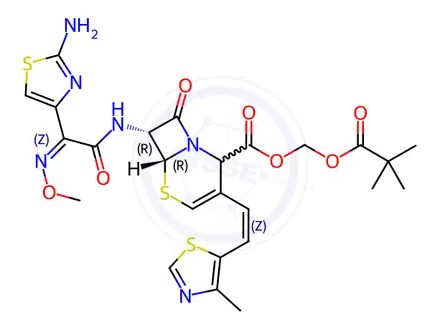 Chemical structure of Cefditoren Impurity 9