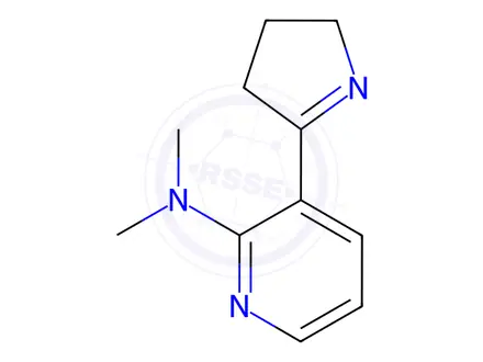 Chemical structure of [3-(4,5-Dihydro-3H-pyrrol-2-yl)-pyridin-2-yl]-dimethyl-amine