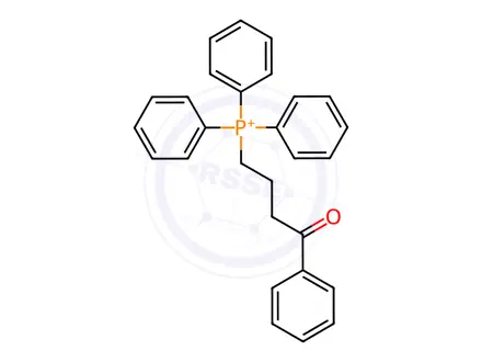 Chemical structure of (4-Oxo-4-phenylbutyl)triphenylphosphonium bromide