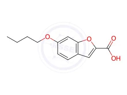 Chemical structure of 6-Butoxybenzofuran-2-carboxylic acid