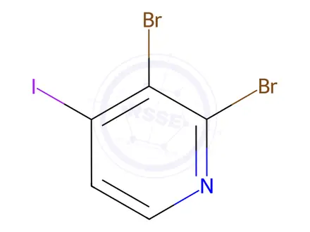Chemical structure of 2,3-Dibromo-4-iodopyridine