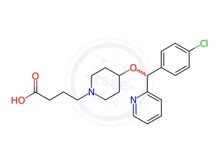 Chemical structure of Bepotastine Impurity 1 (Rac-Bepotastine)